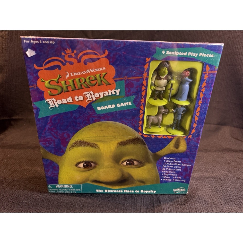 Shrek Road to Royalty Board Game by Sababa Toys 2007